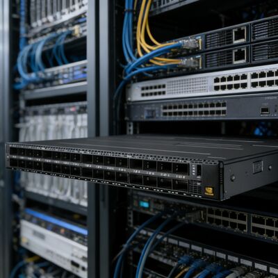 NVIDIA MQM9790-NS2R NVIDIA 400G NDR InfiniBand アンマネージド ネットワーク スイッチ