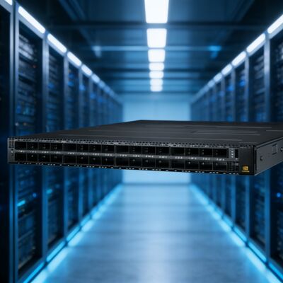 NVIDIA MQM9790-NS2R NVIDIA 400G NDR InfiniBand アンマネージド ネットワーク スイッチ