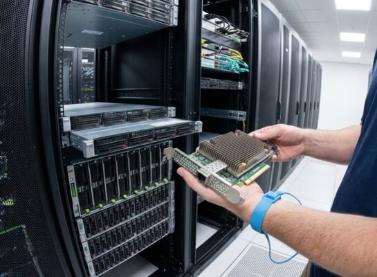 NVIDIA MCX75310AAS-NEAT ConnectX-7 VPI アダプター シングルポート OSFP 400GbE NDR InfiniBand PCIe5.0 x16 ネットワークインターフェイスカード