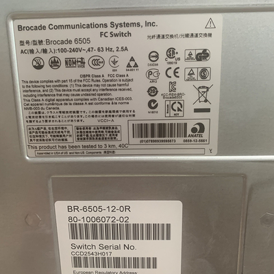 BR-6505-12-16G-0R 16gb繊維のチャネル スイッチ