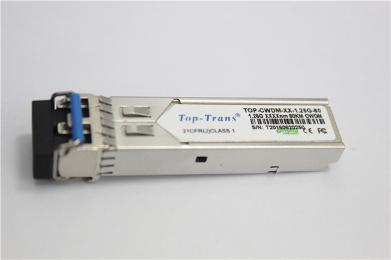 1.25g SFPのトランシーバー モジュールの繊維光学LCのコネクター80Kmの速いイーサネット単一モード