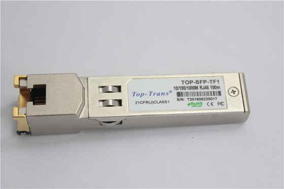 1.25G SFP Rj45 SFPの光学トランシーバー モジュール10/100/1000BASE-T