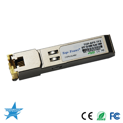 100mの10/100Base銅SFPのトランシーバーRj45のコネクターROHS