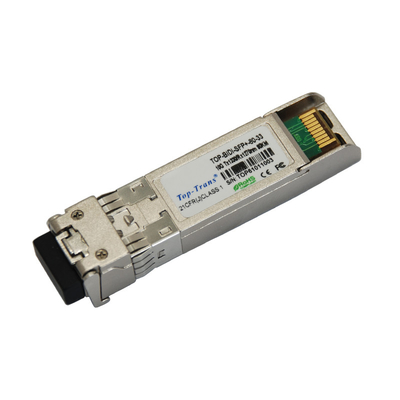 10Gb/S 60km BIDIの光学トランシーバーSfpの二重LCコネクター