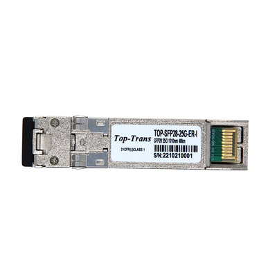 雲WAN 25G SFP28モジュール二重LC 40KM SMF 25GBASE-ER