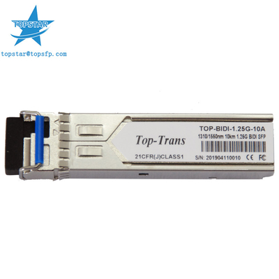 1490nm 1310nm 1.25G Bidi Sfpモジュール10KMの10Gイーサネット トランシーバー