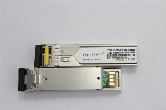 40km SFPの二方向のトランシーバー1.25Gbps Tx1490nm Rx1310nm