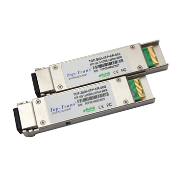 60km BIDI 10G SMF SFPモジュール1270nm R1330nmのネットワーク ソリューション