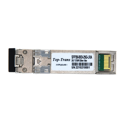 5G Fronthaul 25G BIDI SFP28の光学トランシーバー20KM ECPRI単一繊維