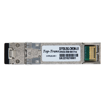 TCM-SFP28-LR-XX 1270-1370NM 25G SFP28モジュールCWDM SFPのトランシーバー
