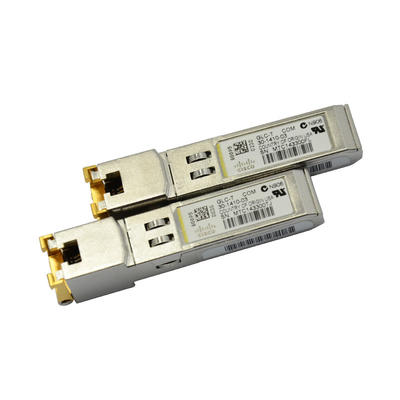 Cisco SFP 1Gの銅ネットワークGLC-Tのトランシーバー1000base T 100M