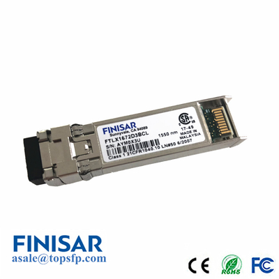 FTLX1671D3BCL Finisarの光学トランシーバー10G SFP 1550nm SMF