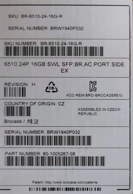 BR-6510-48-16G-Rのブロケード企業の束スイッチ48港によって管理される棚